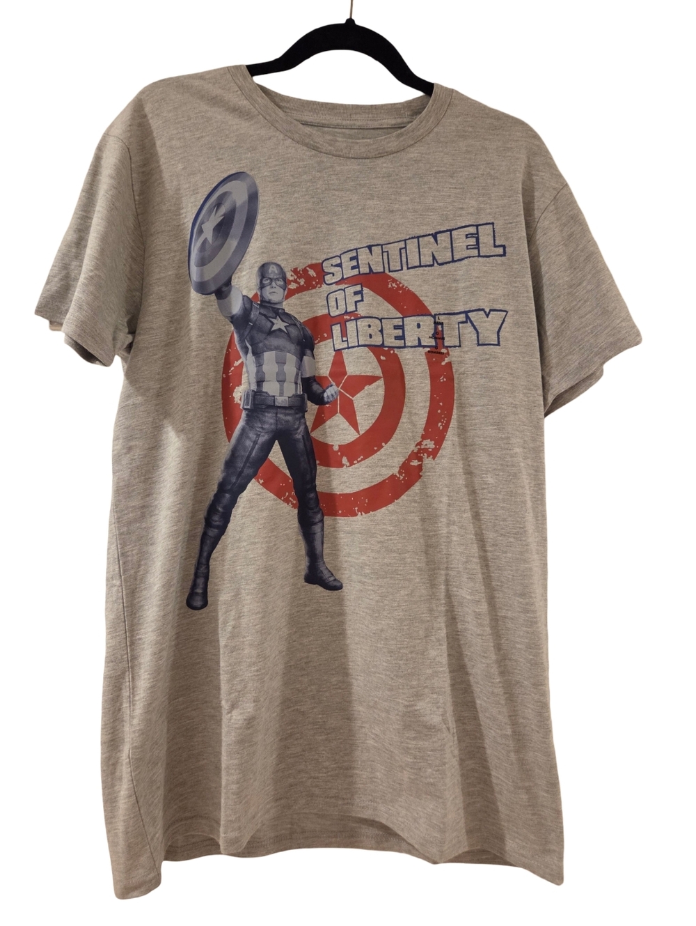 Disney Parks Marvel CAPTAIN AMERICA Sentinel of Liberty T-Shirt Adult Large NEW
